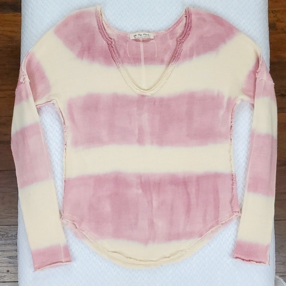 We the Free "Come and Get it" Striped V-Neck Longsleeve Thermal Size Small - Picture 3 of 17
